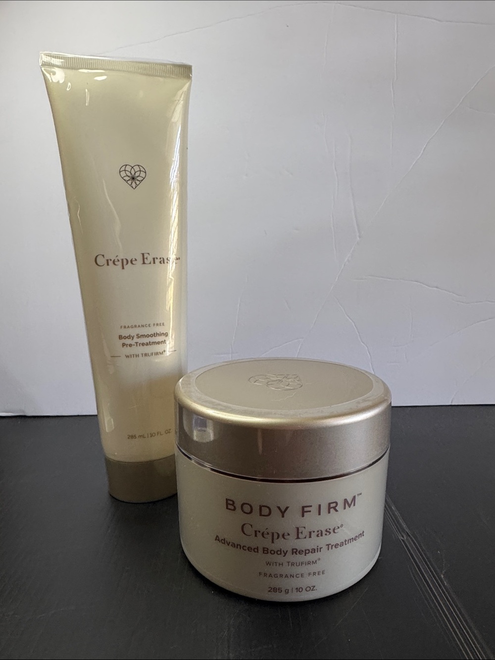 NEW Crepe Erase Body Firm Repair + Smoothing Pre-Treatment 2pc Set 10oz Each